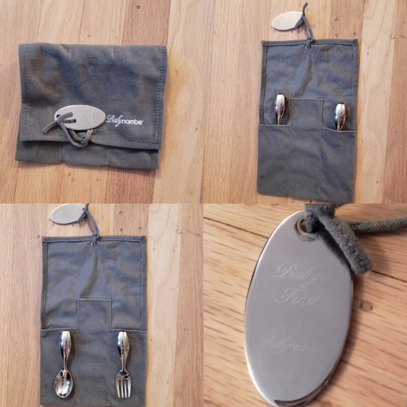 NWT Nambe Baby Loop Spoon Fork Clothes Toy Bundle - Picture 7 of 9